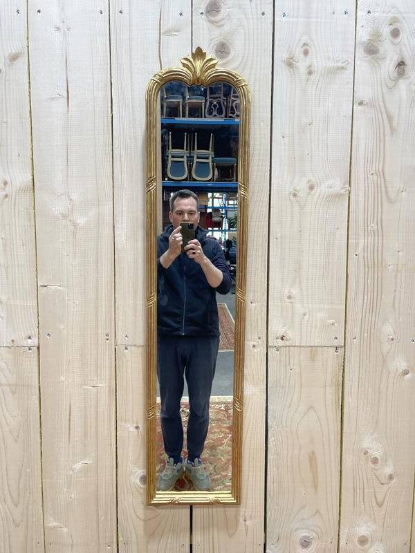 Petit miroir en bois doré de style Napoléon III