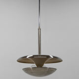 Bauhaus Chandelier by IAS, 1920s, Restored, Three Items Available