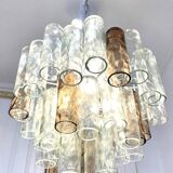 Vintage Murano Glass Tronchi Chandelier
