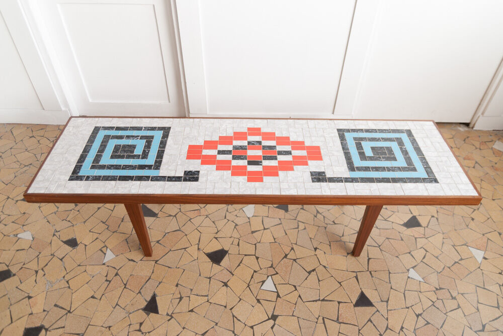 Seventies mosaic coffee table
