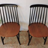 Set of 4 chairs Swedish 60s