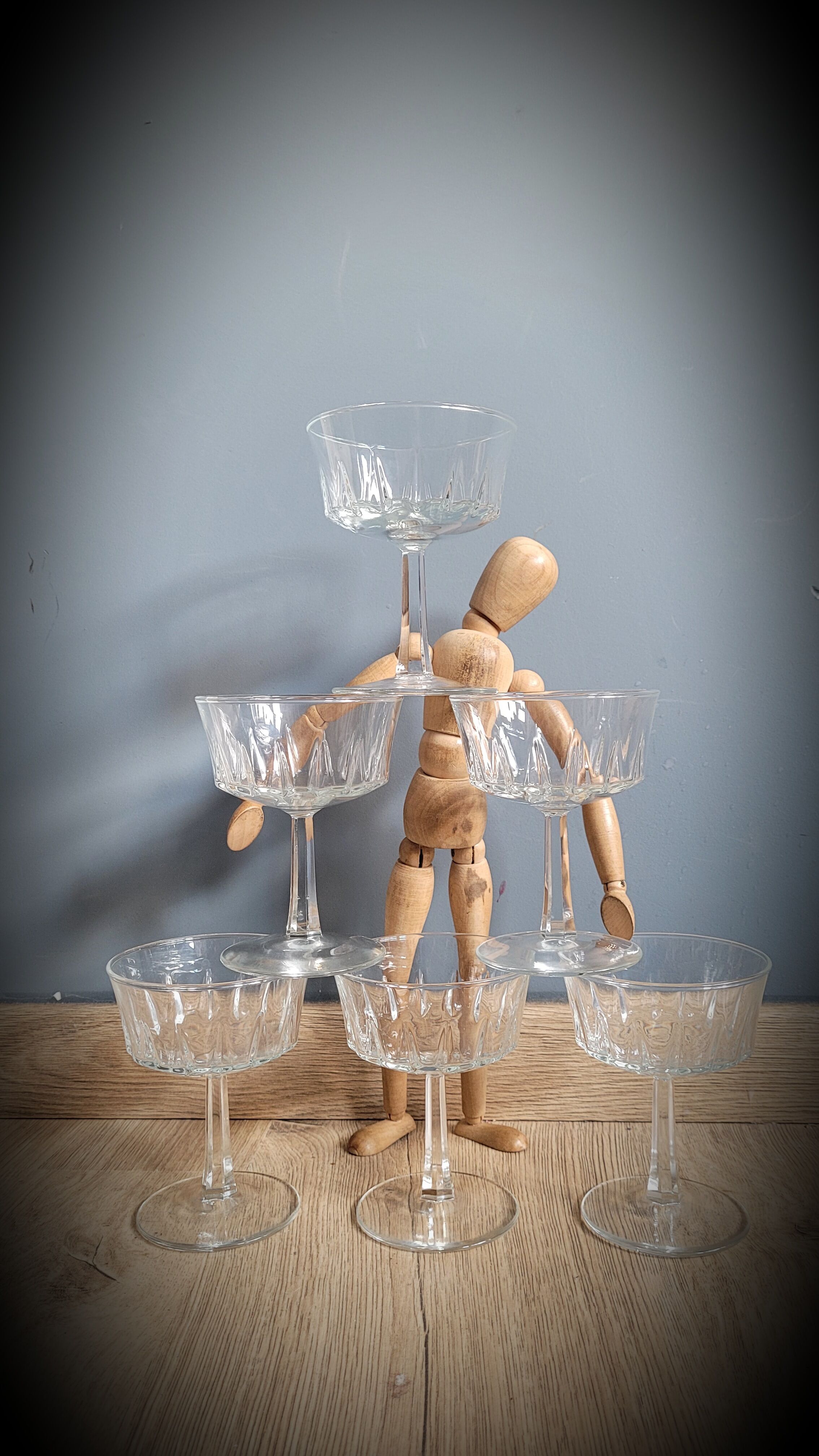 Set 6 glasses champagne