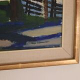 Winter day in the garden by Kåge Liefwendal 1960s