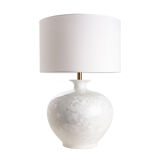 Base lamp round vase white-e27 lam.0365