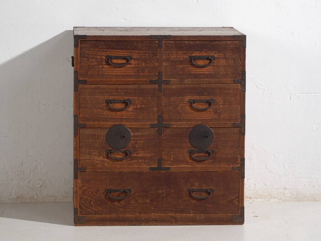Antique Japanese tansu – Meiji/Taishō period (c.1868-1926) #88