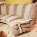 Baroque style curved sofa