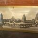 Panoramic glacoid ancient temple of angkor wat expo paris 1931 rare #