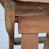Escabeau ancien en bois années 1930