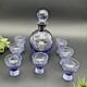 Purple crystal liqueur set