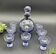 Purple crystal liqueur set