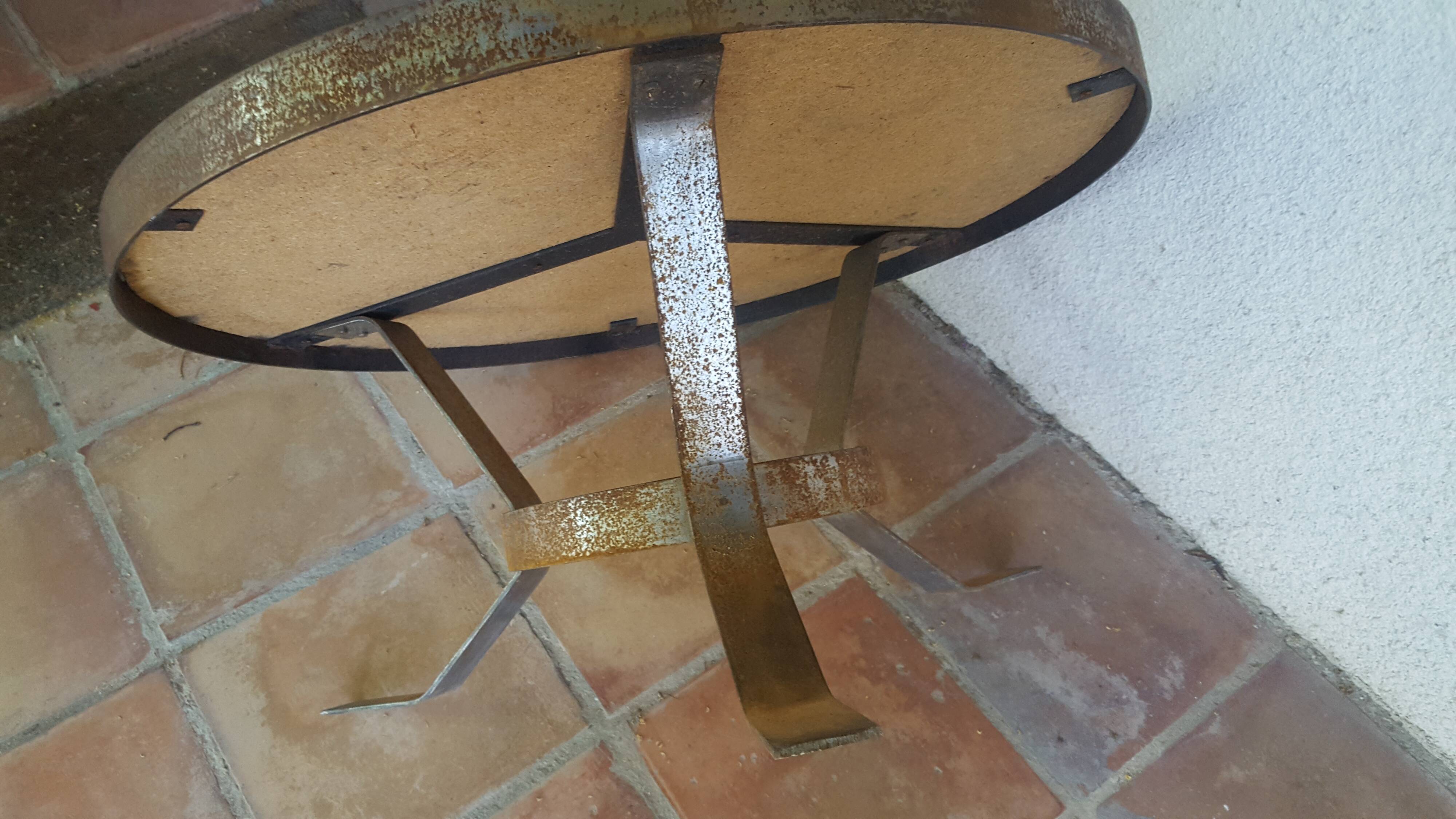 Table basse vintage in ceramique Corroyez