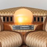 Canapé modulable 3 places en tissu, modernisme vintage des années 1970