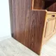 Multifunctional, modular shelving unit/wall system, teak, Denmark, 60s/70s
