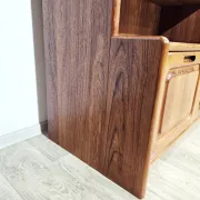 Étagère, unité murale multifonctionnelle et modulaire en teck, Danemark, années 60-70