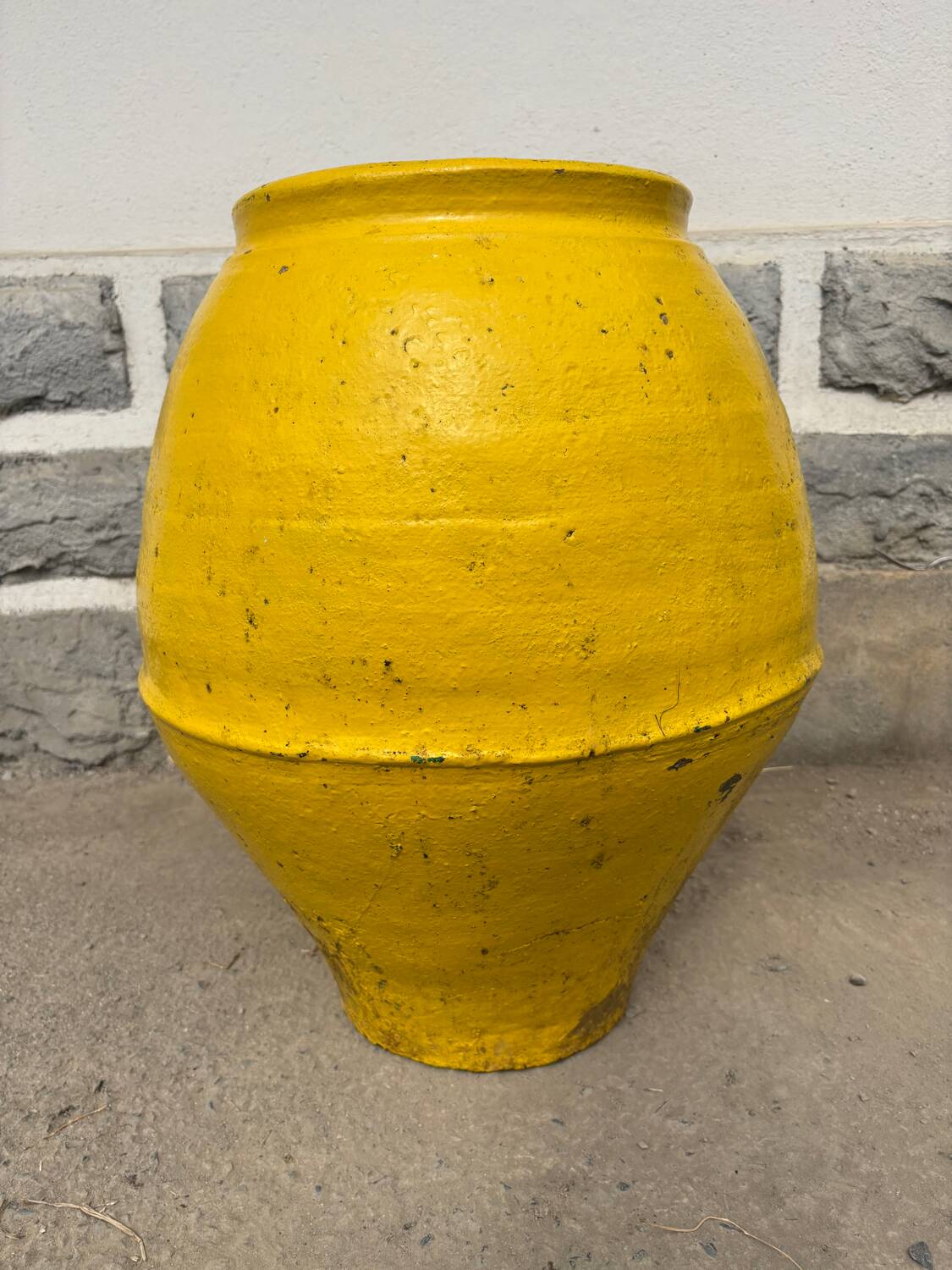 Spanish terracotta pottery jar