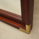 Mahogany-framed mirror, Danish design, 1970s, production: Denmark