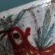 Empty pocket bowl signed Le Murier Gustave and Micheline Reynaud, Vallauris
