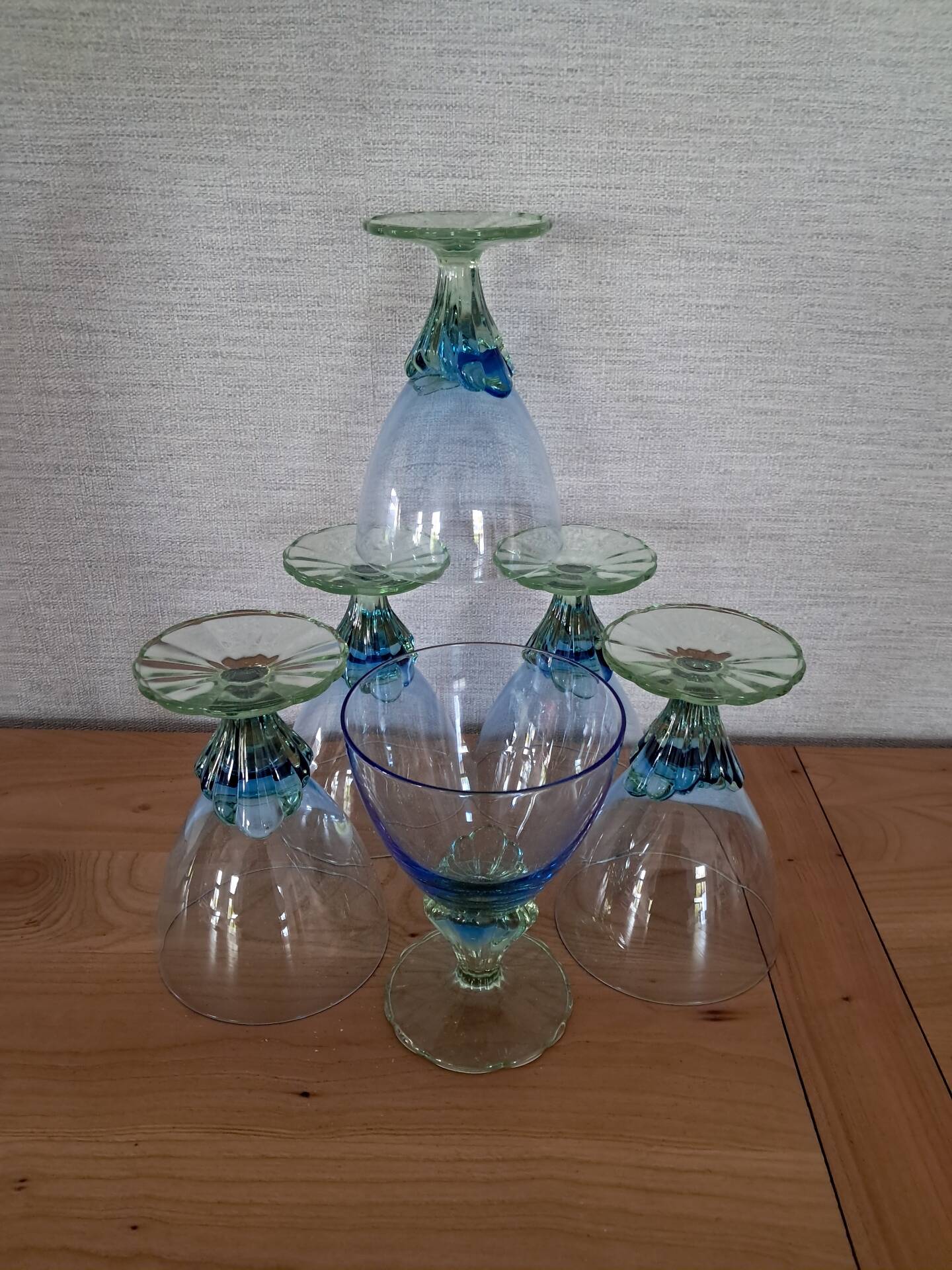6 glasses or dessert bowls Bormioli Rocco Bahia with original box