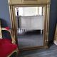 Antique gilded trumeau mirror 93x120cm