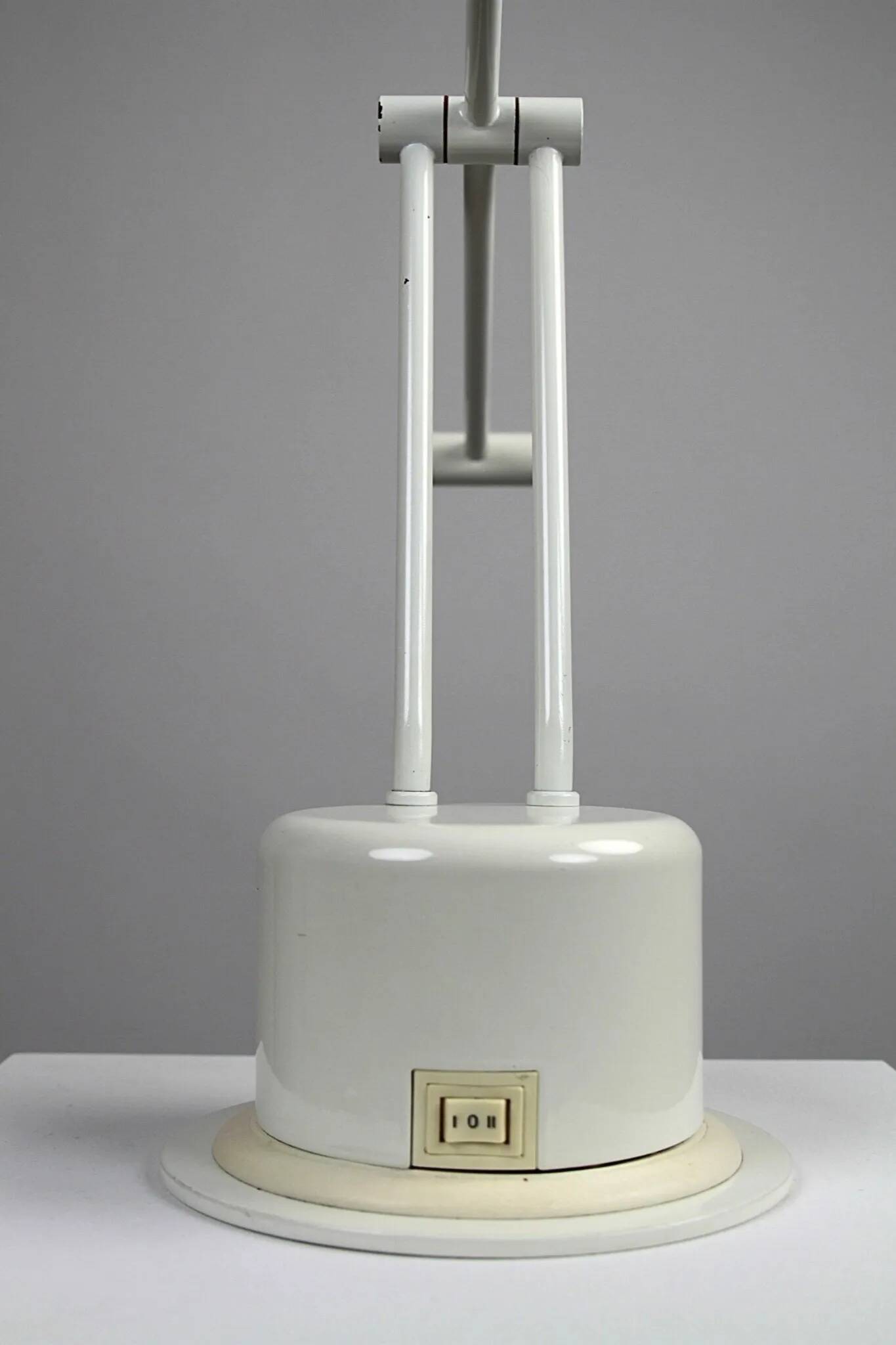 Minimalist White Adjustable Desk Lamp by Massive, Belgium — 1980s