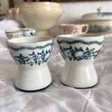 Diabolo egg cups in iron earth