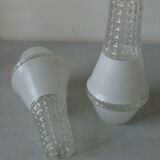 Set of 2 old lampshades ceiling lamps lamp luminaire 1960s/70s