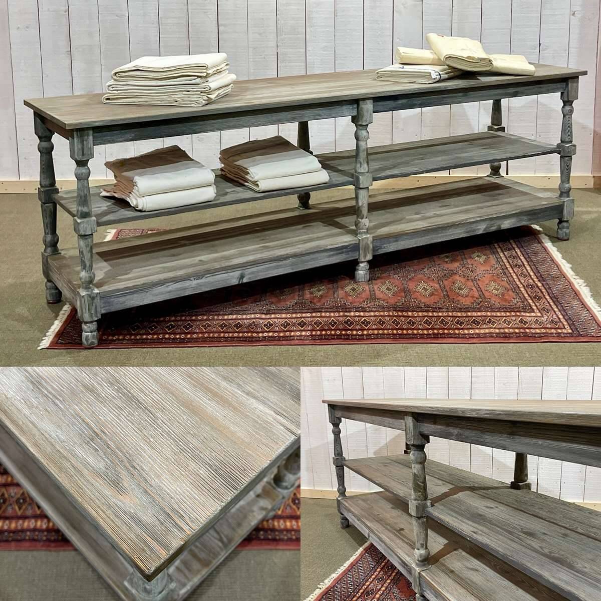 20th century draper's table in fir