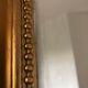 Miroir ancien Louis Philippe perlé doré vintage 56x80cm