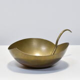 Empty brass leaf pocket