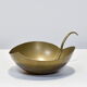 Empty brass leaf pocket