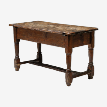 Table d’appoint antique français à patine éclatante - début des années 1900