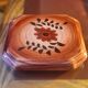 Hand-decorated earthenware trivet