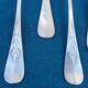 6 forks silver metal christofle mle laurel canals