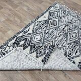 Handmade wool Berber rug 245 X 145 CM