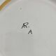 Small plate in earthenware from Angoulême Alfred Renoleau - 1890/1900