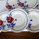 6 vintage K&G Luneville soup plates, Chantal model 221004