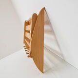 Mid-century wall folding  hanger and shelf, 1960's.