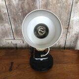 Ancienne Lampe Articulée 70’s Métal Rouge Noir & Chromé Vintage