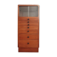 Small metier furniture chest of drawers with display case
