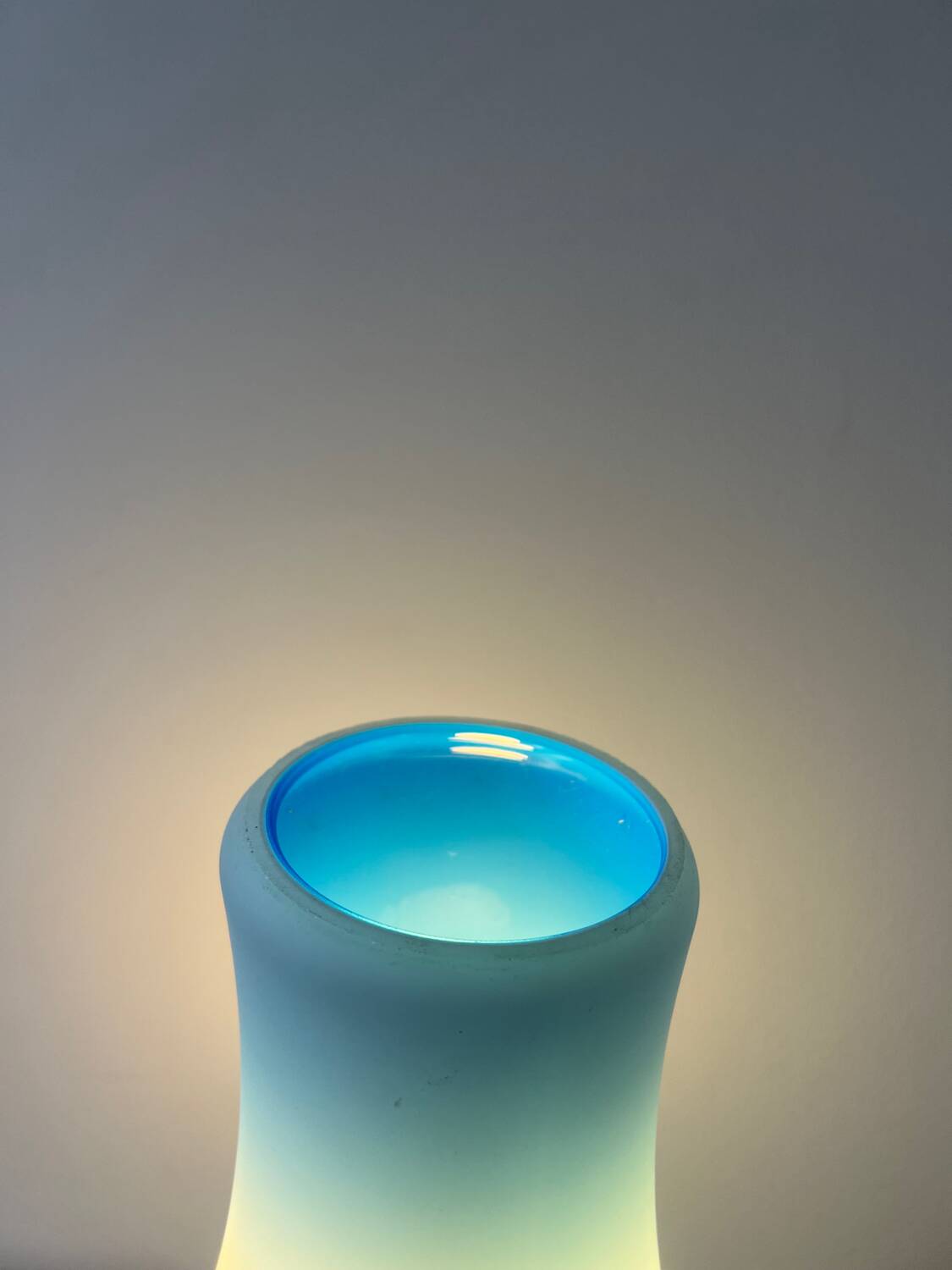 Vintage IKEA mylonit blue lamp