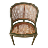 Caned armchair in Louis XVI style