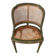 Fauteuil canné style LouisXVI