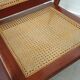 Teak bench sofa and cannage