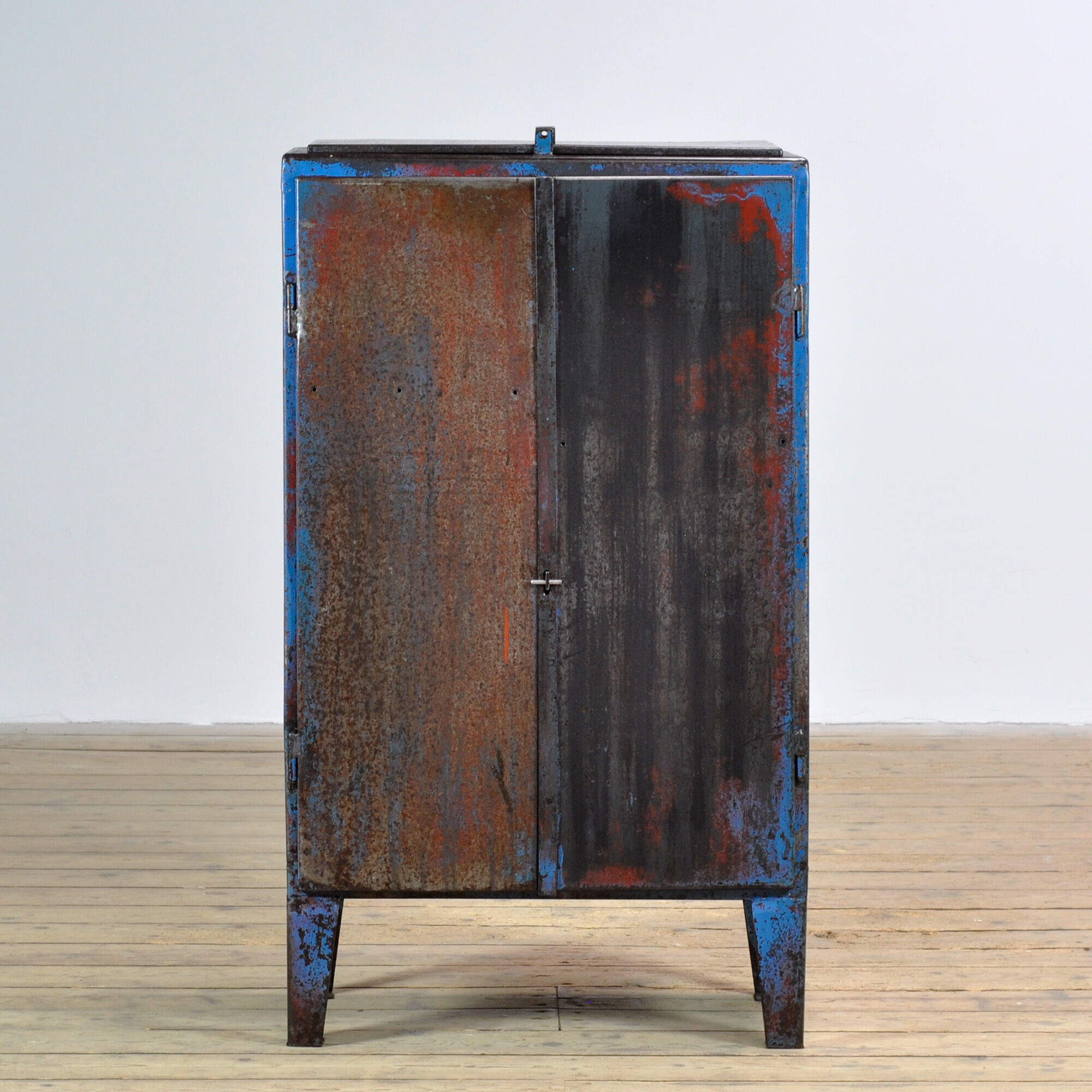 Iron industrial cabinet, 1970s