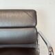 Eames Vitra for Herman Miller brown leather Soft Pad Group chair