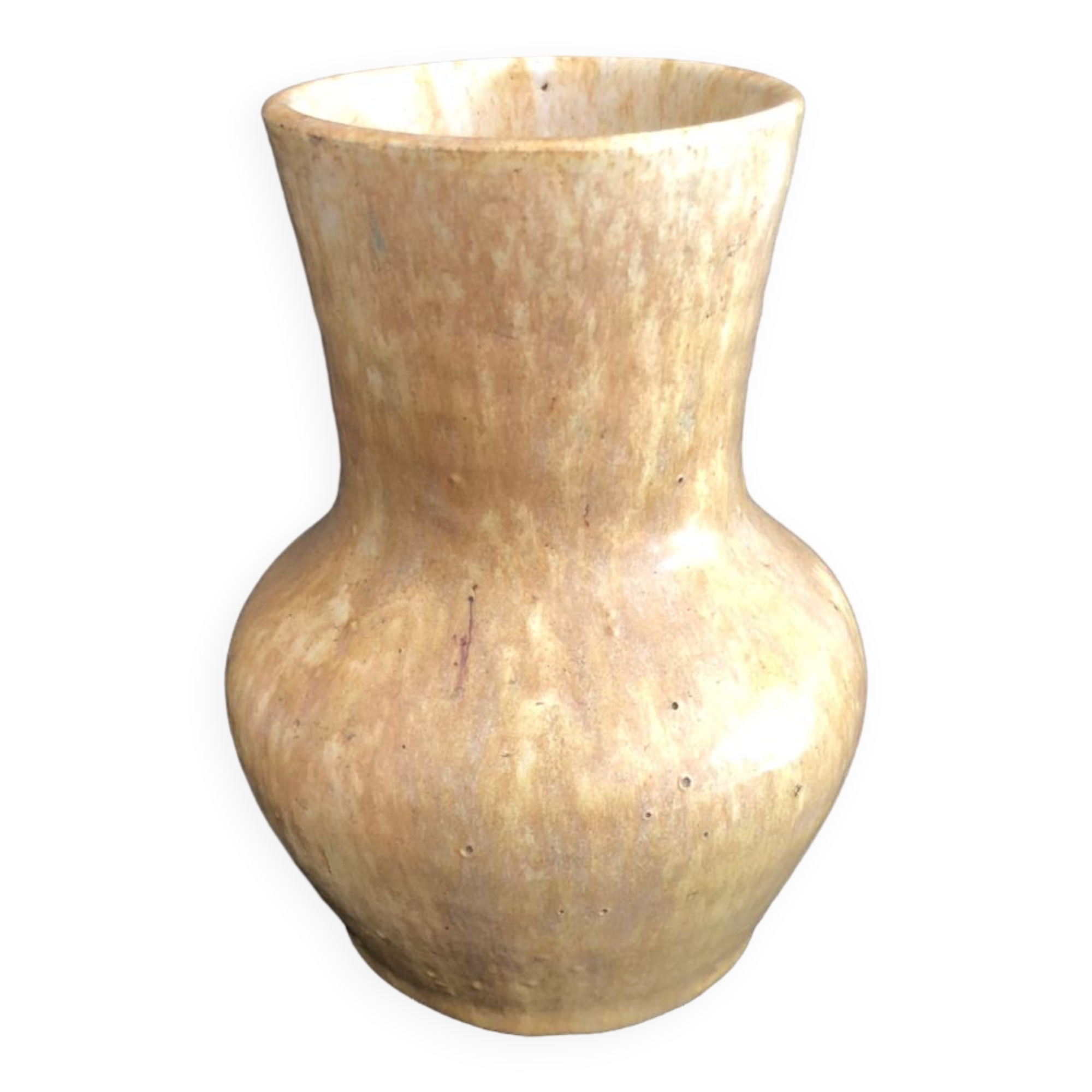 Small stoneware vintah vase