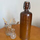 Vintage brown stoneware bottle