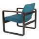 Chaise Pétrole et Marron par Martin Stoll pour Giroflex