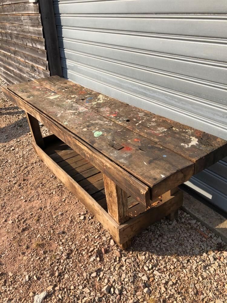 Former carpenter's workbench