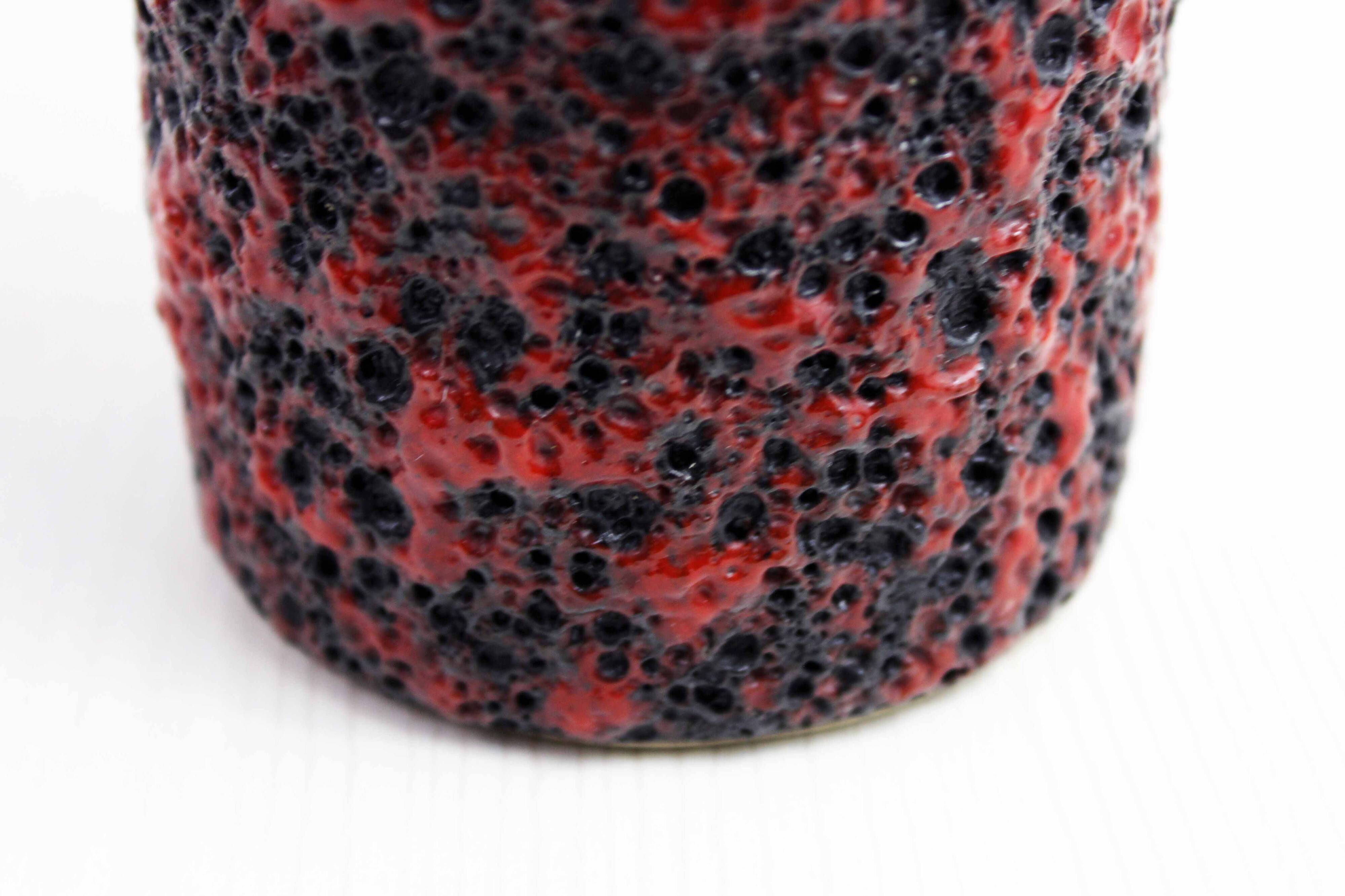 Vintage West Germany lava texture vase